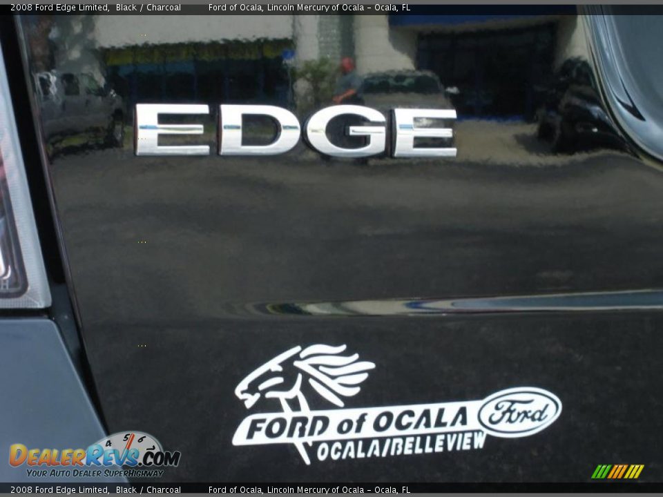 2008 Ford Edge Limited Black / Charcoal Photo #9