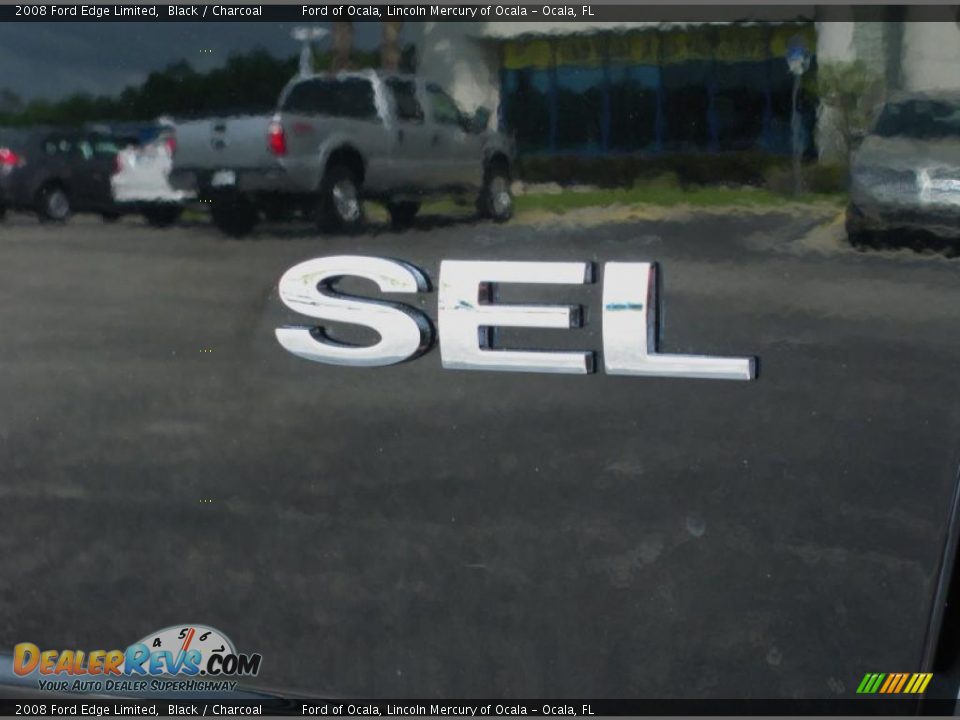 2008 Ford Edge Limited Black / Charcoal Photo #10
