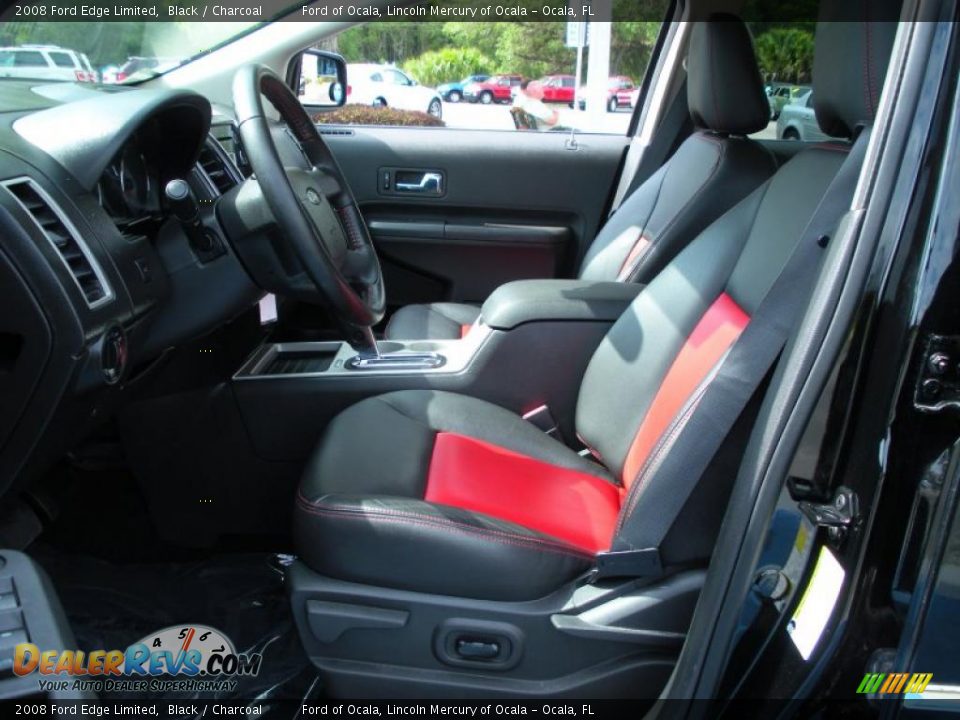 2008 Ford Edge Limited Black / Charcoal Photo #12