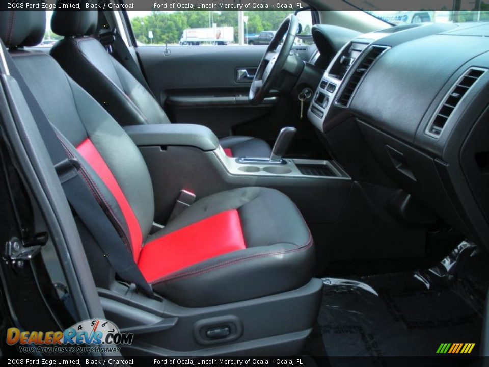 2008 Ford Edge Limited Black / Charcoal Photo #16