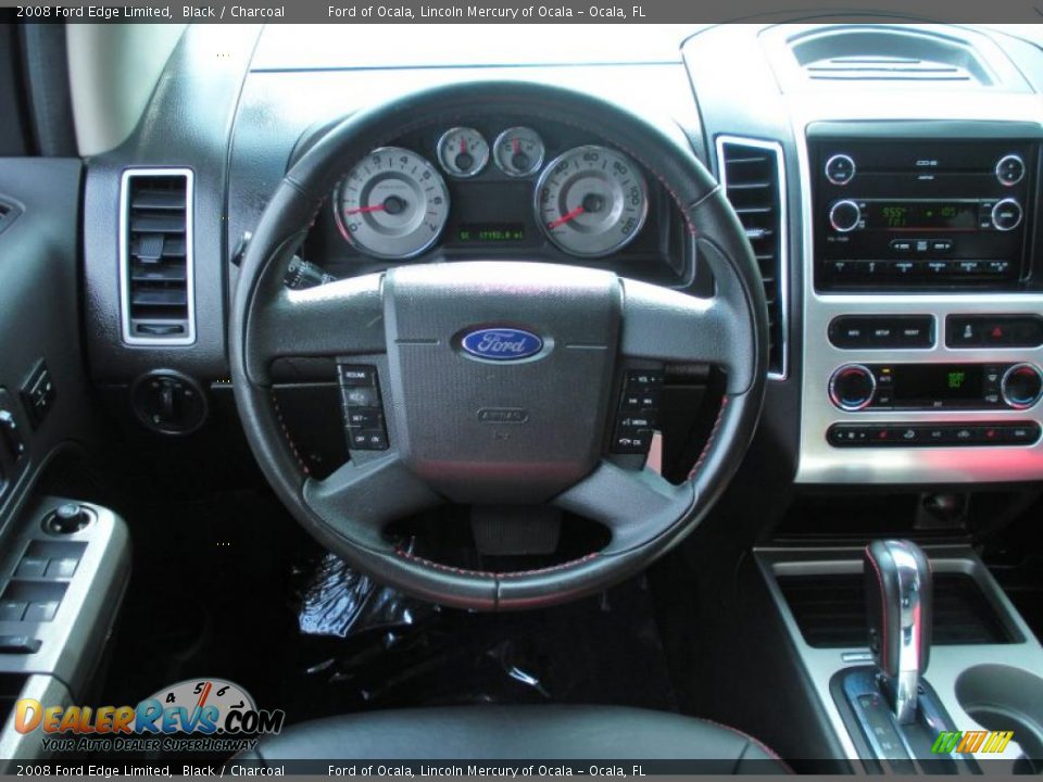 2008 Ford Edge Limited Black / Charcoal Photo #19