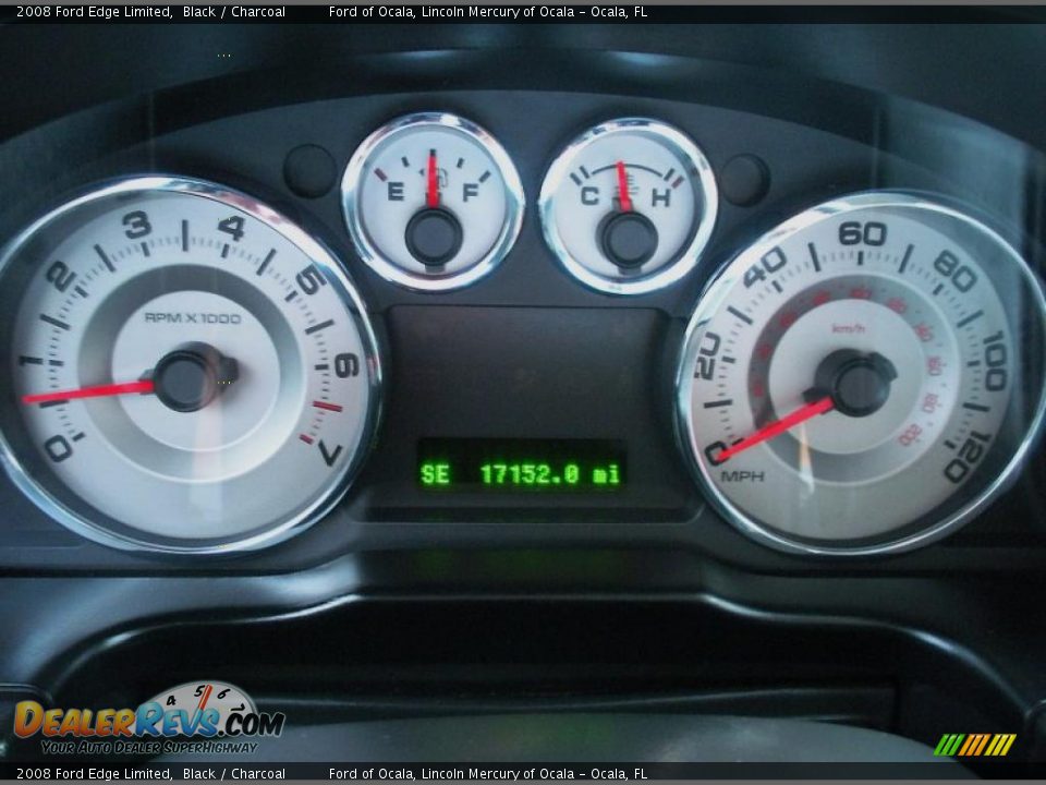 2008 Ford Edge Limited Black / Charcoal Photo #20