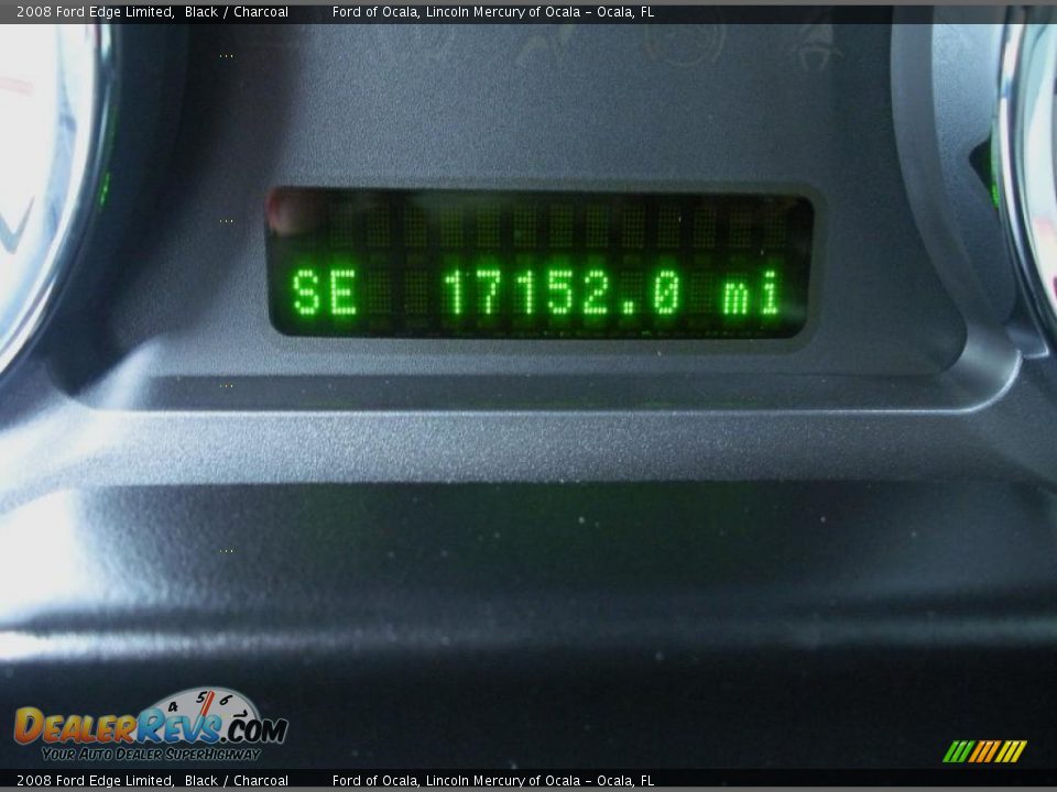 2008 Ford Edge Limited Black / Charcoal Photo #21