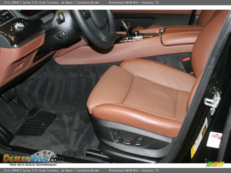 Cinnamon Brown Interior 2011 Bmw 5 Series 535i Gran