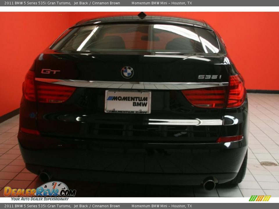 2011 BMW 5 Series 535i Gran Turismo Jet Black / Cinnamon Brown Photo #14