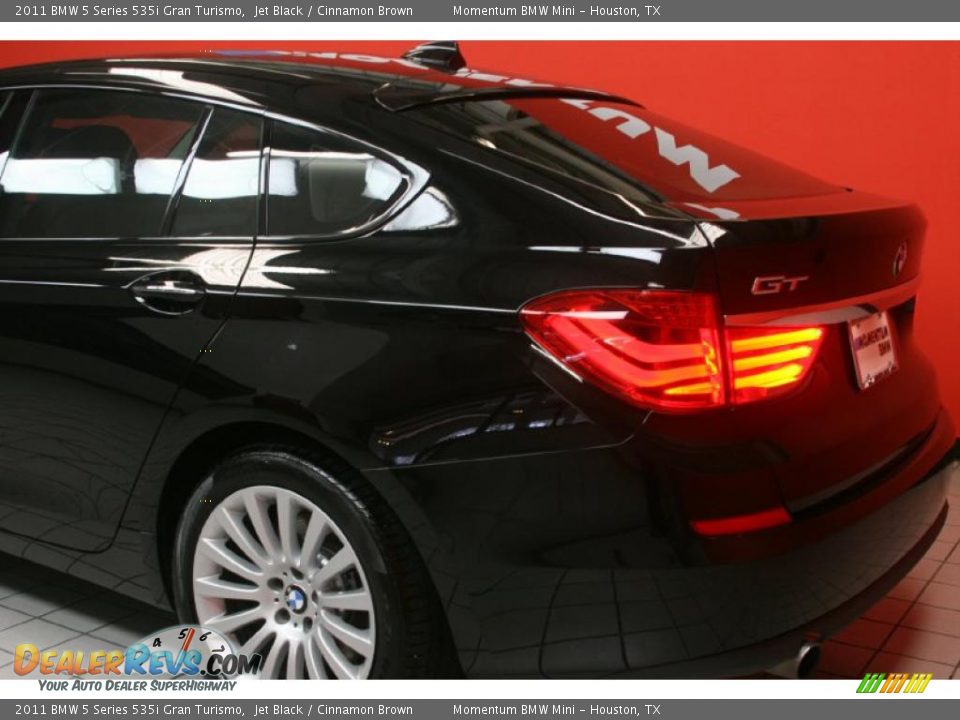 2011 BMW 5 Series 535i Gran Turismo Jet Black / Cinnamon Brown Photo #16