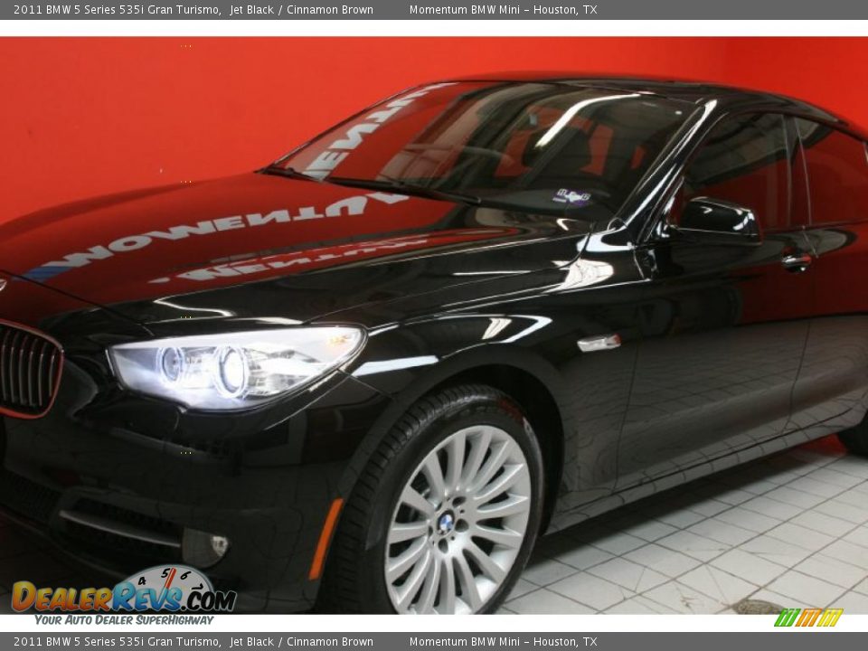 2011 BMW 5 Series 535i Gran Turismo Jet Black / Cinnamon Brown Photo #17