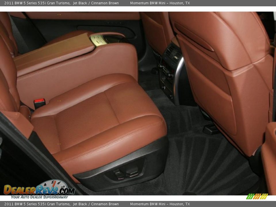 2011 BMW 5 Series 535i Gran Turismo Jet Black / Cinnamon Brown Photo #28