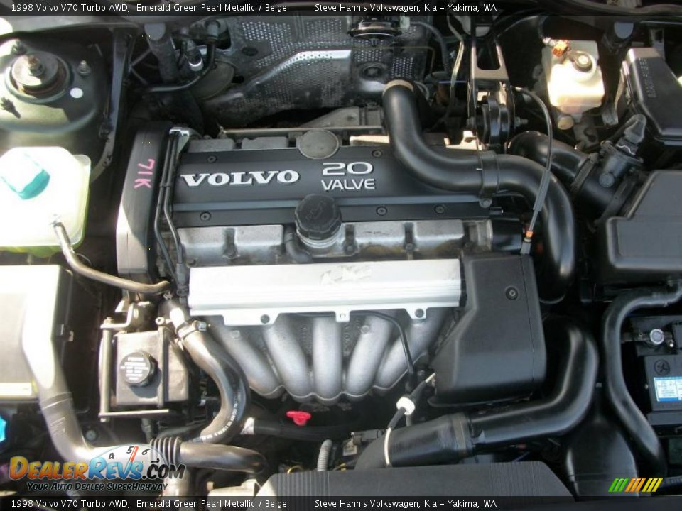 1998 Volvo V70 Turbo AWD 2.4 Liter Turbocharged DOHC 20-Valve 5 Cylinder Engine Photo #5