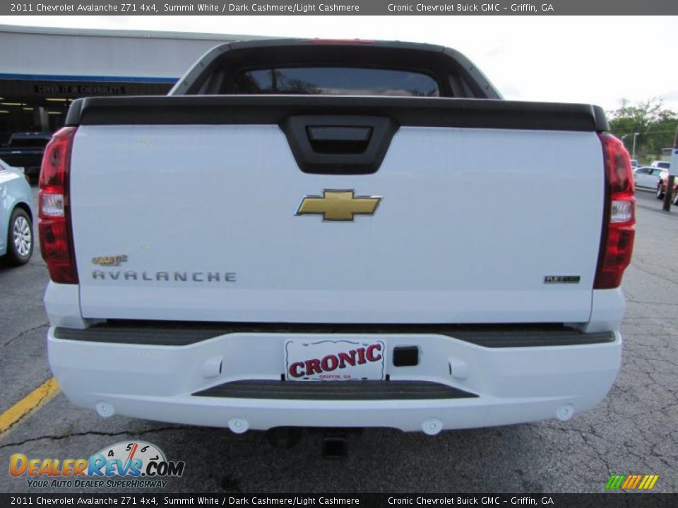 2011 Chevrolet Avalanche Z71 4x4 Summit White / Dark Cashmere/Light Cashmere Photo #5