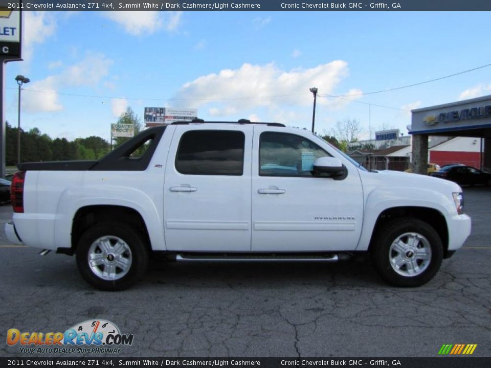 2011 Chevrolet Avalanche Z71 4x4 Summit White / Dark Cashmere/Light Cashmere Photo #7