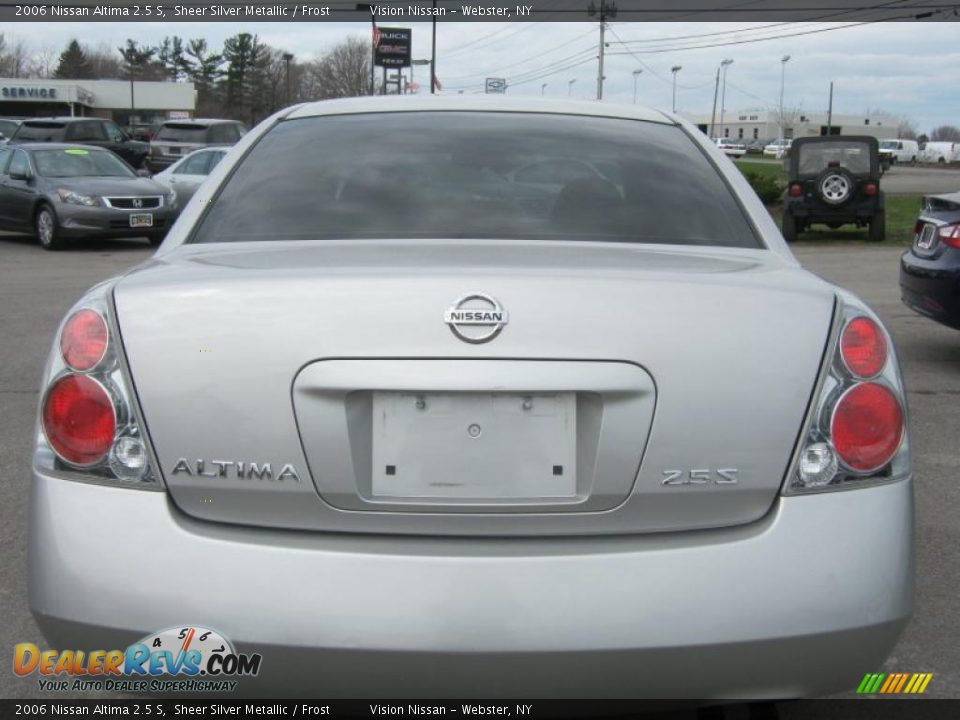 2006 Nissan Altima 2.5 S Sheer Silver Metallic / Frost Photo #15