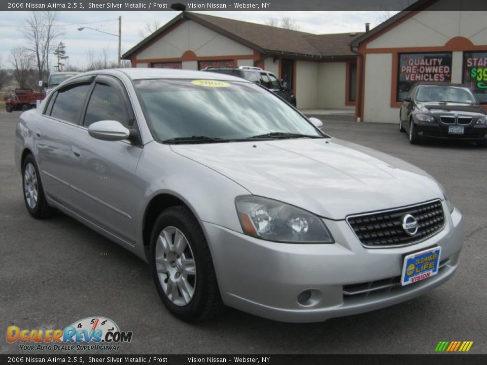 2006 Nissan Altima 2.5 S Sheer Silver Metallic / Frost Photo #16