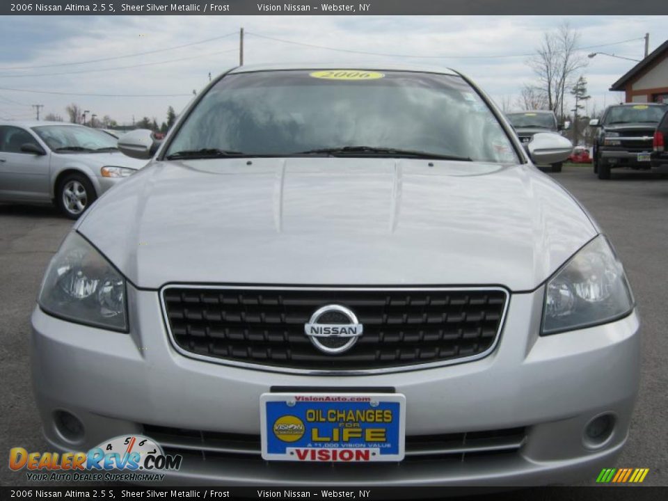 2006 Nissan Altima 2.5 S Sheer Silver Metallic / Frost Photo #17