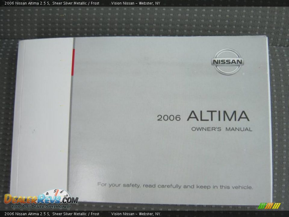 2006 Nissan Altima 2.5 S Sheer Silver Metallic / Frost Photo #19