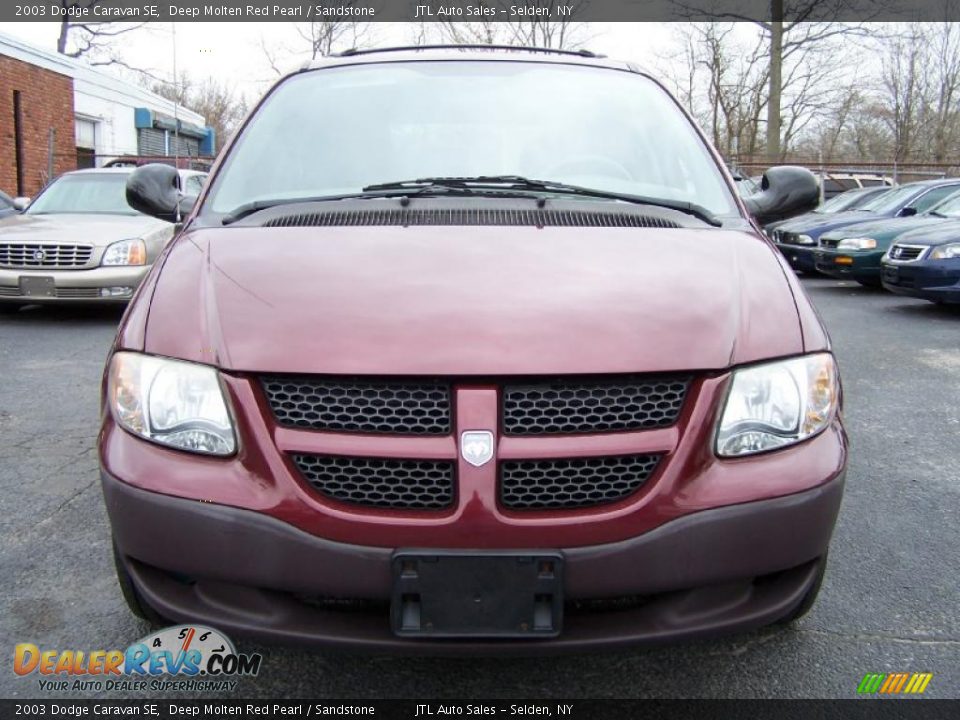 Deep Molten Red Pearl 2003 Dodge Caravan SE Photo #2