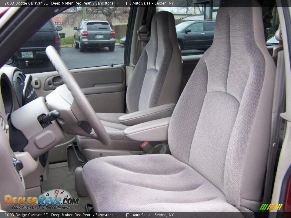 Sandstone Interior - 2003 Dodge Caravan SE Photo #10