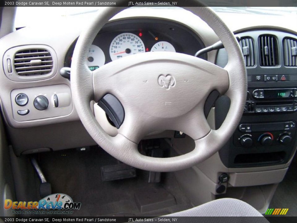 2003 Dodge Caravan SE Steering Wheel Photo #12
