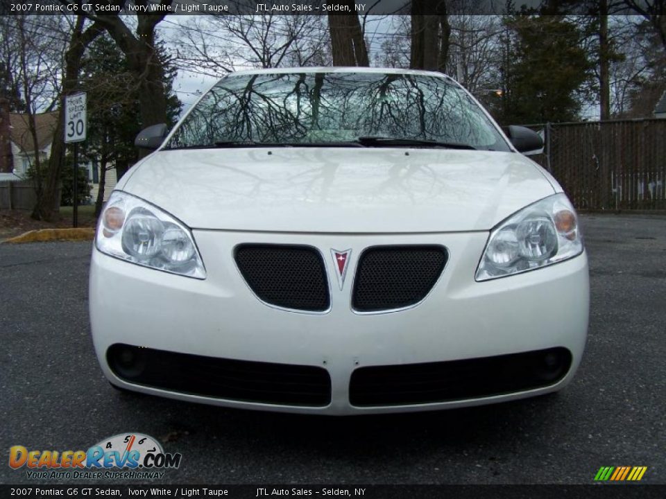 2007 Pontiac G6 GT Sedan Ivory White / Light Taupe Photo #2