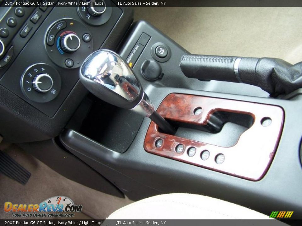 2007 Pontiac G6 GT Sedan Ivory White / Light Taupe Photo #10