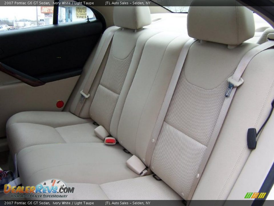 2007 Pontiac G6 GT Sedan Ivory White / Light Taupe Photo #13