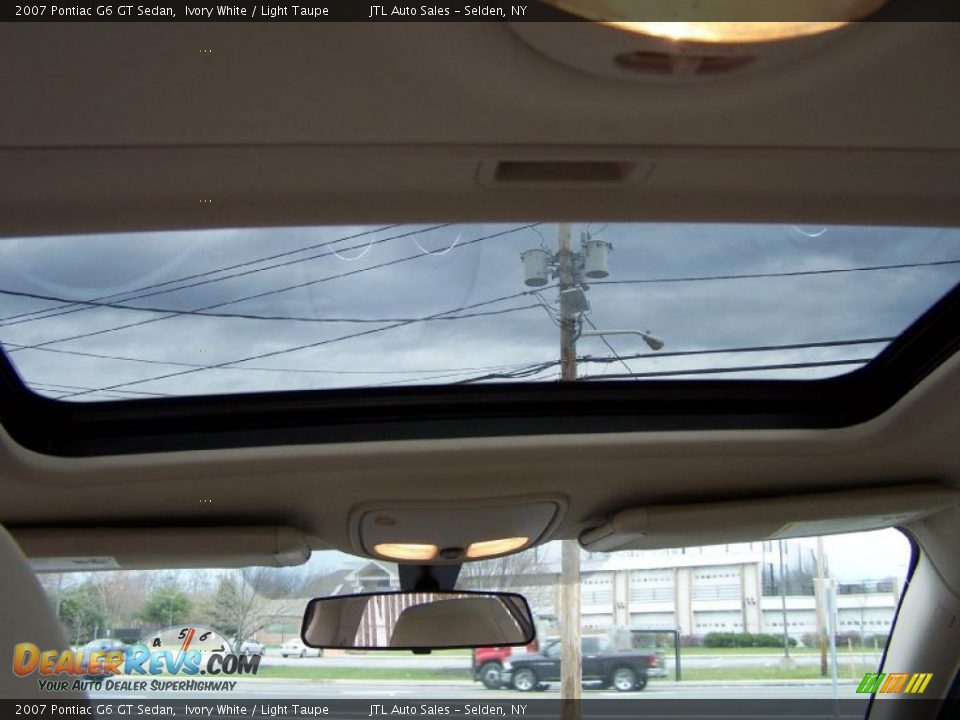 2007 Pontiac G6 GT Sedan Ivory White / Light Taupe Photo #14