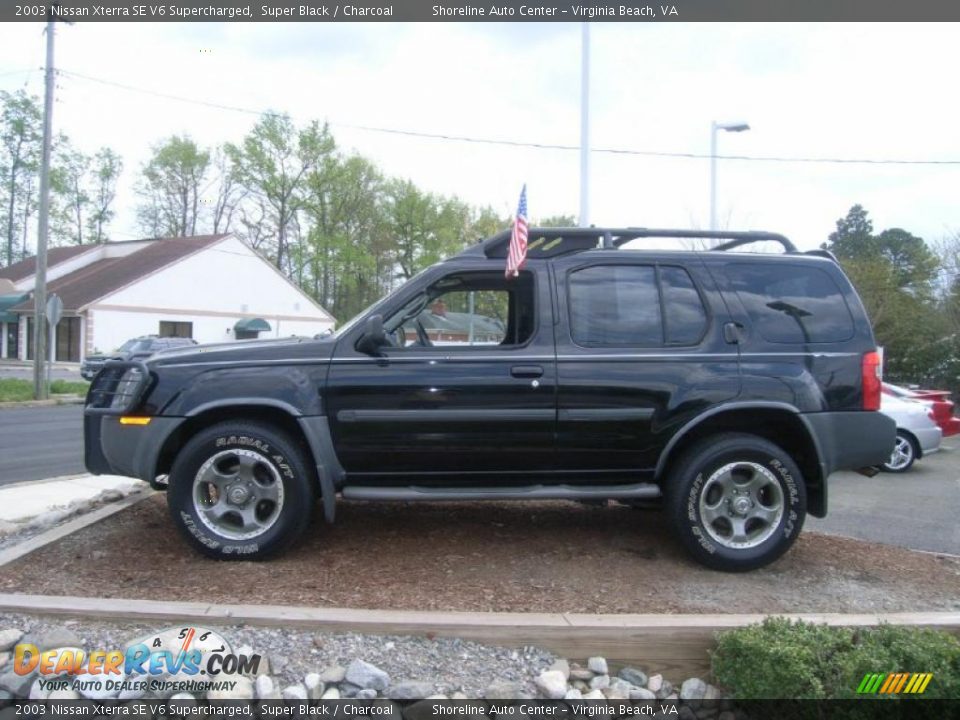 Super Black 2003 Nissan Xterra SE V6 Supercharged Photo #2