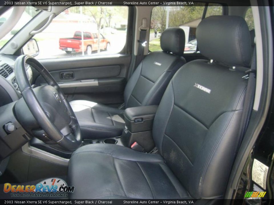 Charcoal Interior - 2003 Nissan Xterra SE V6 Supercharged Photo #15