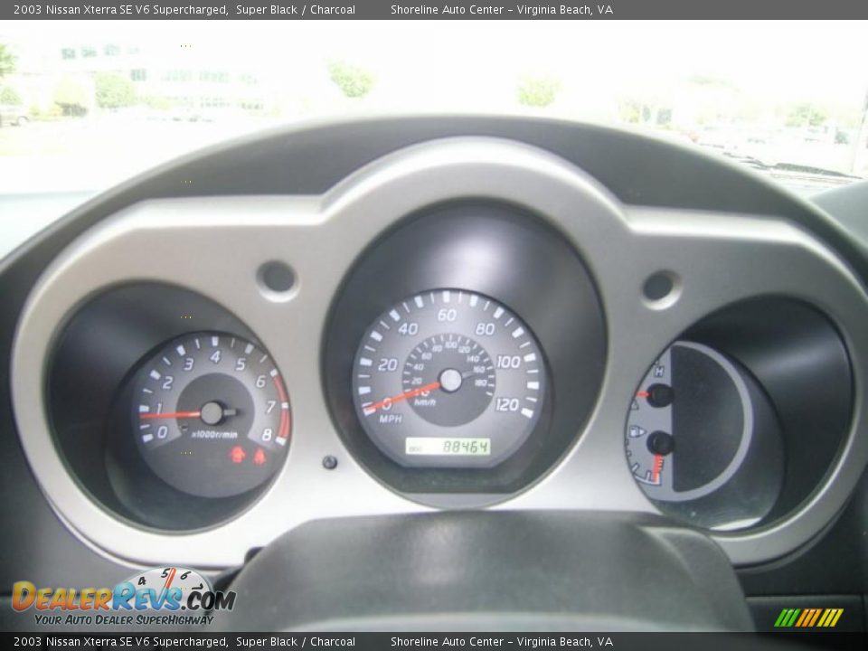 2003 Nissan Xterra SE V6 Supercharged Gauges Photo #20