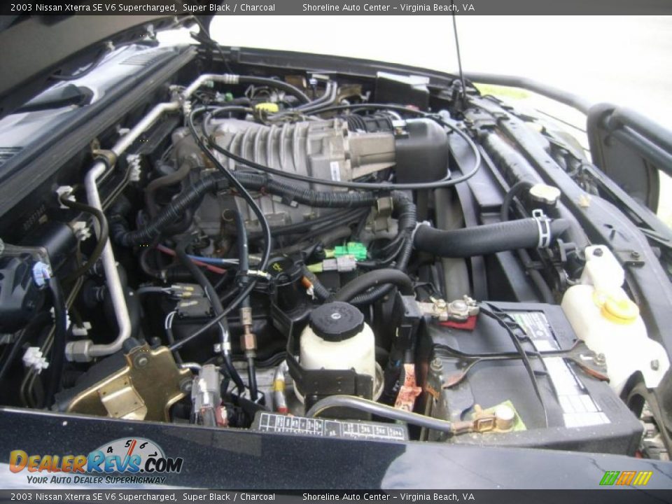 2003 Nissan Xterra SE V6 Supercharged 3.3 Liter Supercharged SOHC 12V V6 Engine Photo #21