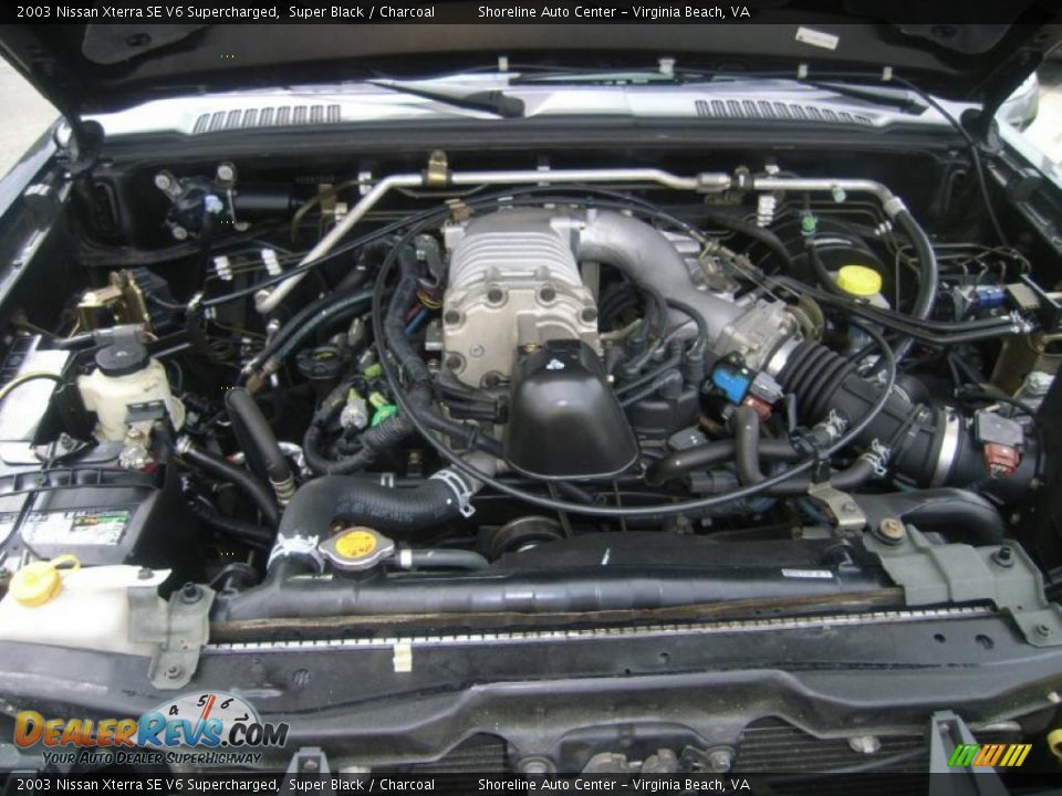 2003 Nissan Xterra SE V6 Supercharged 3.3 Liter Supercharged SOHC 12V V6 Engine Photo #22