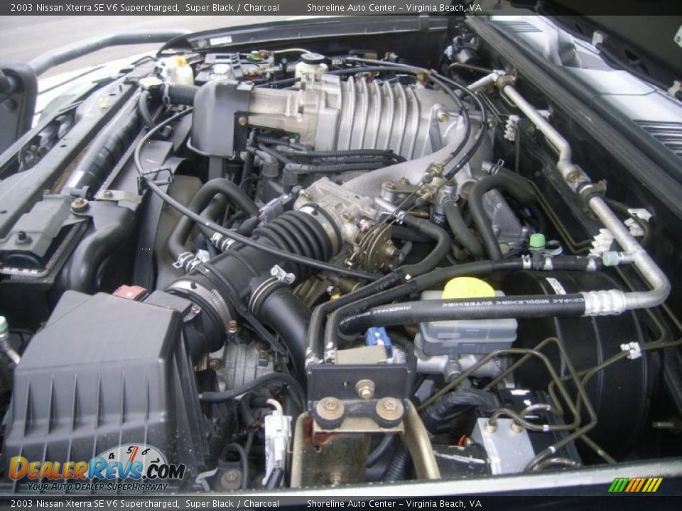 2003 Nissan Xterra SE V6 Supercharged 3.3 Liter Supercharged SOHC 12V V6 Engine Photo #23