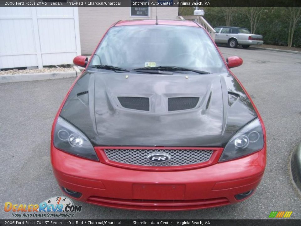 2006 Ford Focus ZX4 ST Sedan Infra-Red / Charcoal/Charcoal Photo #8