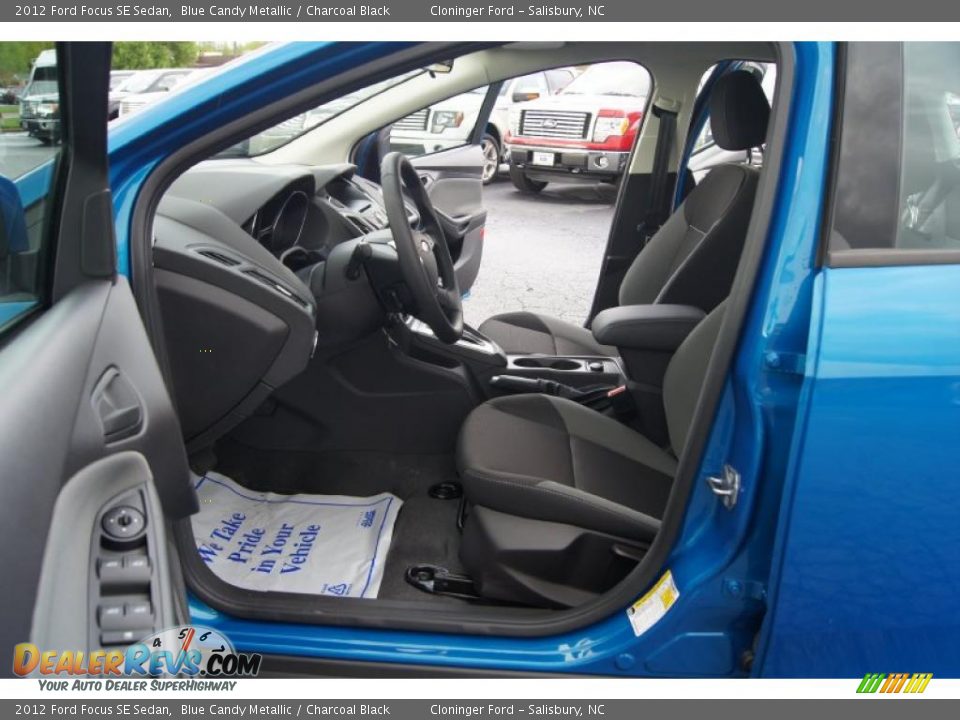 2012 Ford Focus SE Sedan Blue Candy Metallic / Charcoal Black Photo #8