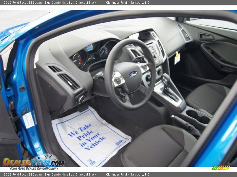 2012 Ford Focus SE Sedan Blue Candy Metallic / Charcoal Black Photo #20