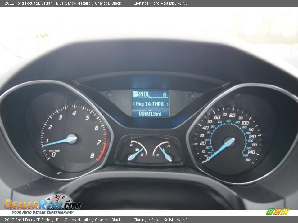 2012 Ford Focus SE Sedan Gauges Photo #21
