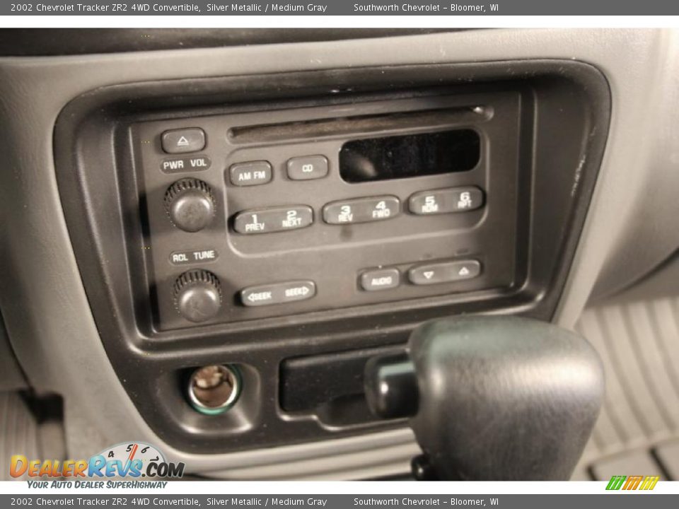 2002 Chevrolet Tracker ZR2 4WD Convertible Silver Metallic / Medium Gray Photo #15
