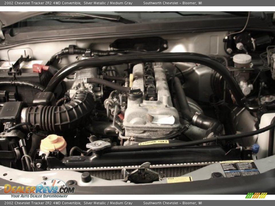 2002 Chevrolet Tracker ZR2 4WD Convertible 2.0 Liter DOHC 16-Valve 4 Cylinder Engine Photo #18