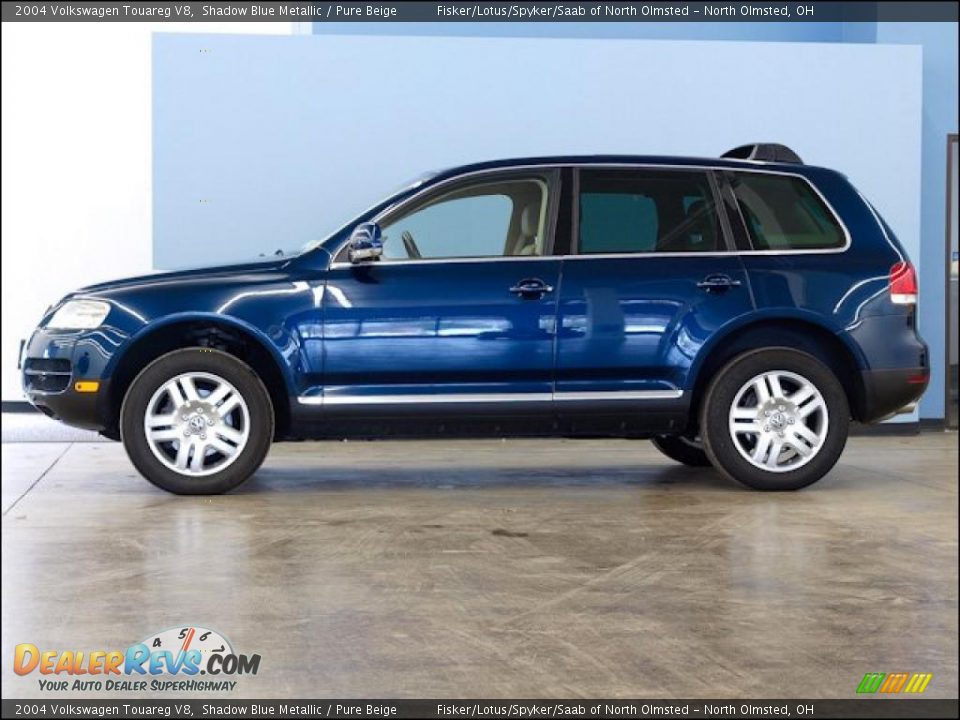 Shadow Blue Metallic 2004 Volkswagen Touareg V8 Photo #3