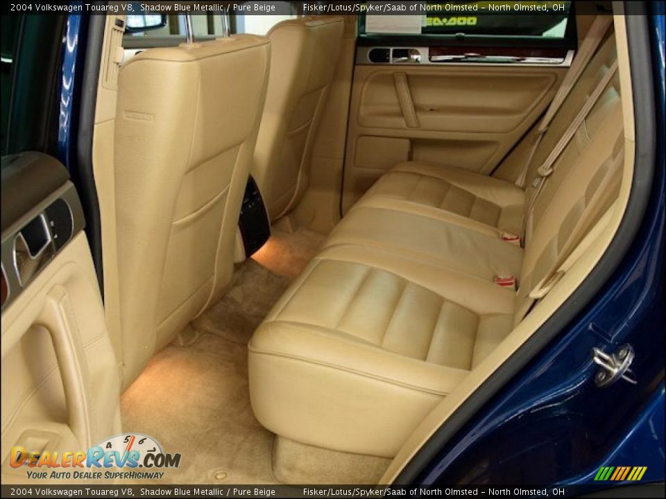 Pure Beige Interior - 2004 Volkswagen Touareg V8 Photo #15