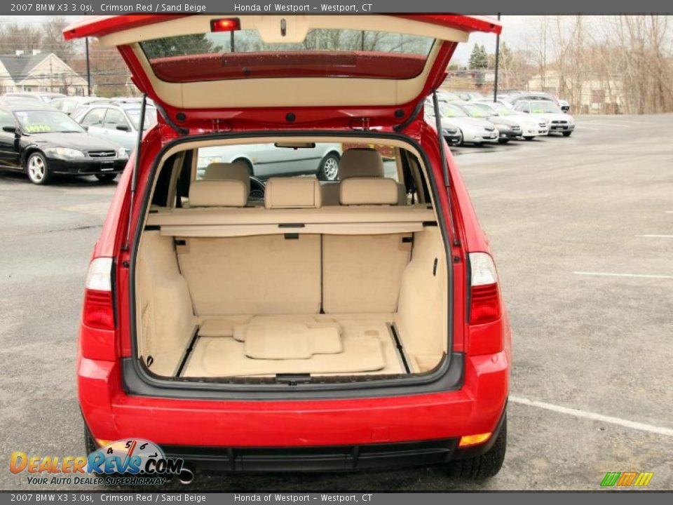 2007 BMW X3 3.0si Trunk Photo #8