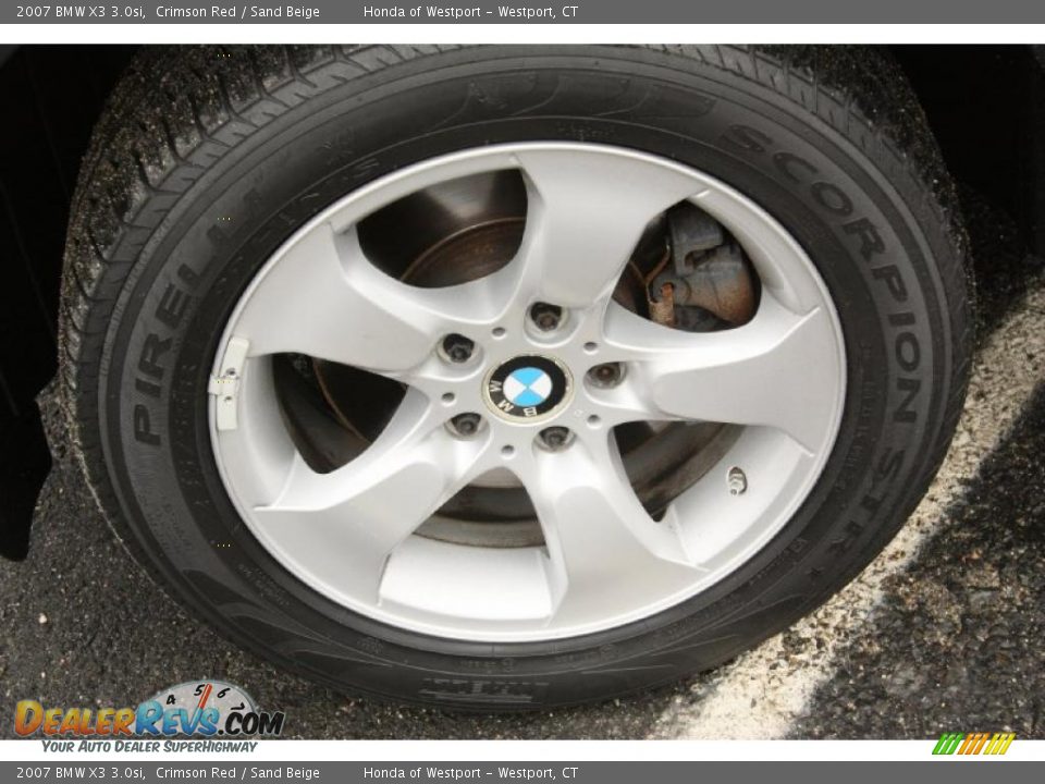 2007 BMW X3 3.0si Wheel Photo #20