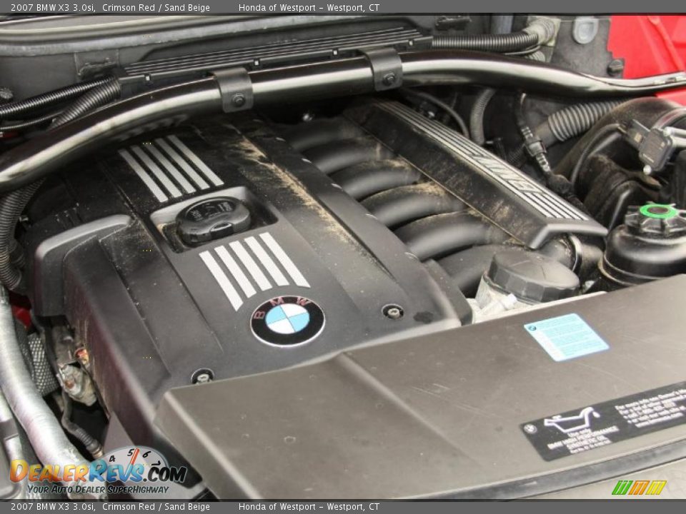 2007 BMW X3 3.0si 3.0 Liter DOHC 24-Valve Inline 6 Cylinder Engine Photo #25