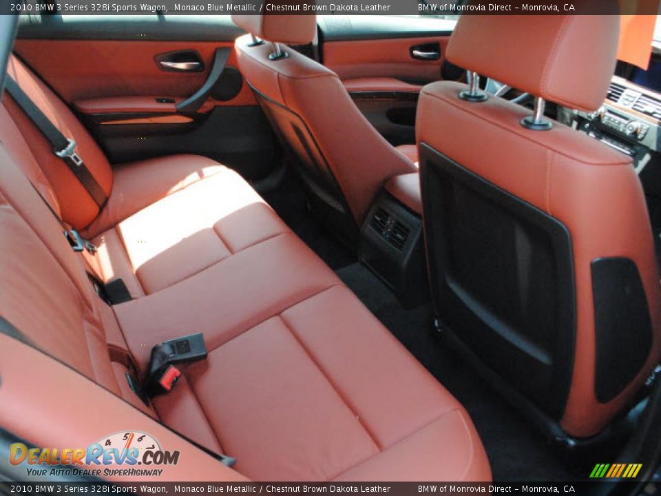 Chestnut Brown Dakota Leather Interior - 2010 BMW 3 Series 328i Sports Wagon Photo #5