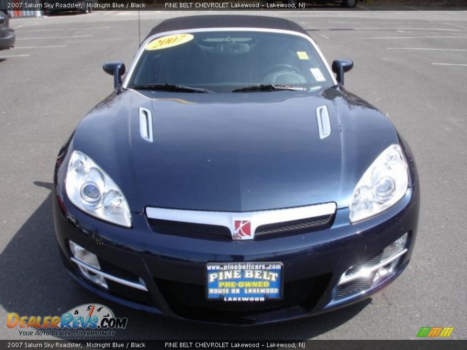 2007 Saturn Sky Roadster Midnight Blue / Black Photo #2