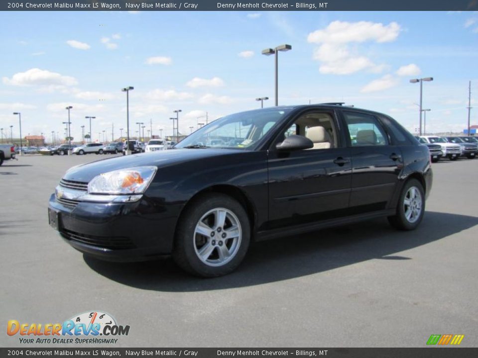 2004 Chevrolet Malibu Maxx LS Wagon Navy Blue Metallic / Gray Photo #2