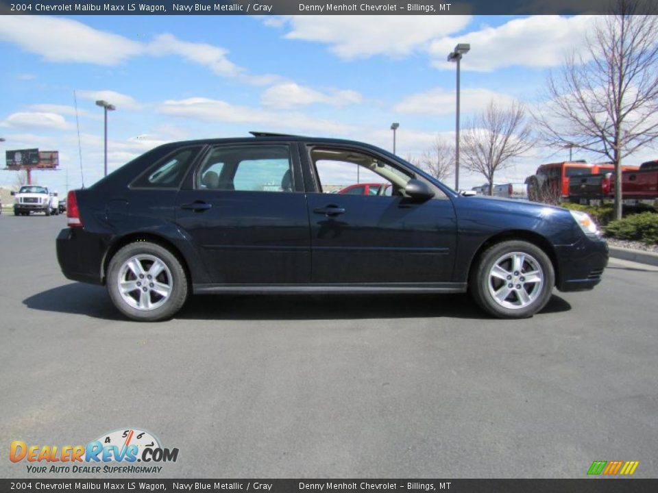 2004 Chevrolet Malibu Maxx LS Wagon Navy Blue Metallic / Gray Photo #5