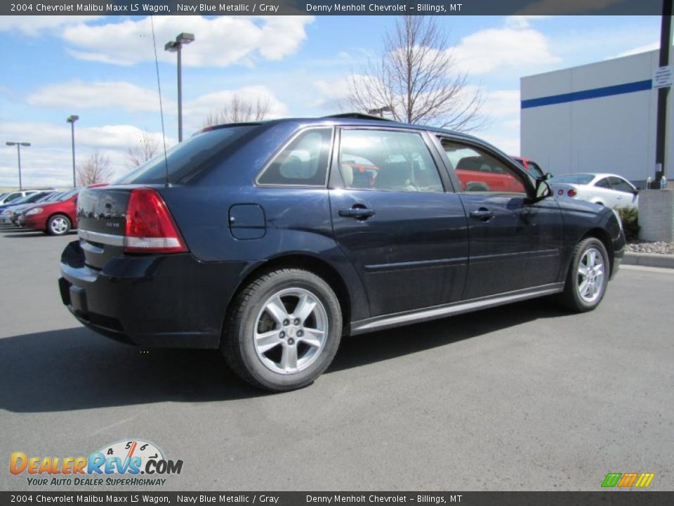 2004 Chevrolet Malibu Maxx LS Wagon Navy Blue Metallic / Gray Photo #6