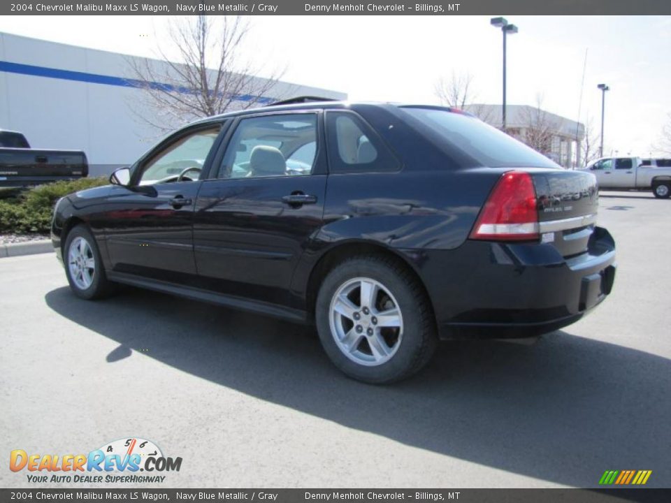 2004 Chevrolet Malibu Maxx LS Wagon Navy Blue Metallic / Gray Photo #8