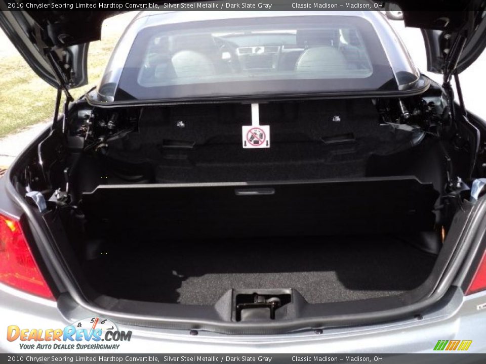 2010 Chrysler Sebring Limited Hardtop Convertible Silver Steel Metallic / Dark Slate Gray Photo #9